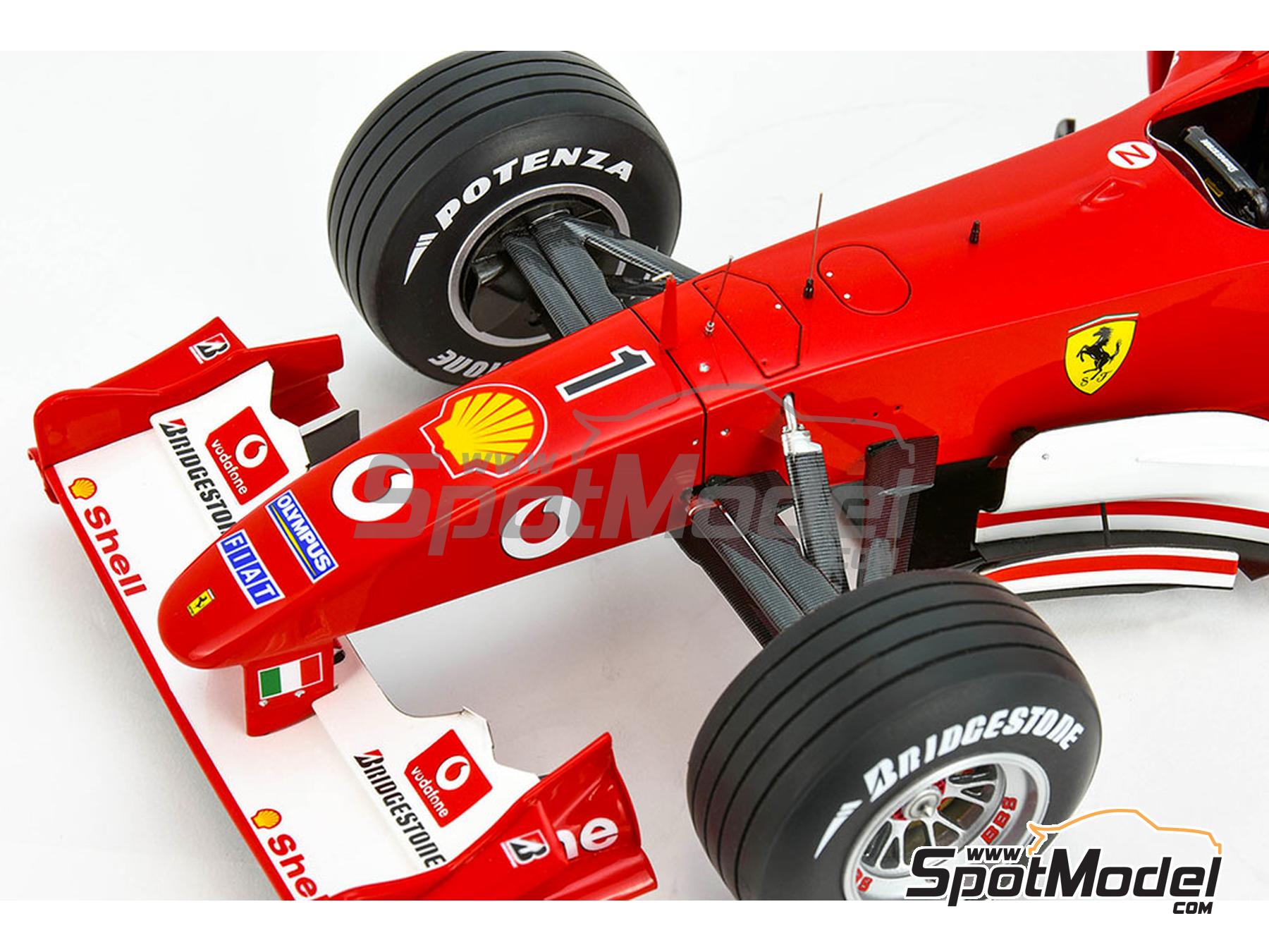 Ferrari F2003-GA Scuderia Ferrari Marlboro Team sponsored by Vodafone -  Italian Formula 1 Grand Prix 2003. Car scale model kit in 1/12 scale  manufactu